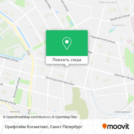 Карта Орифлэйм Косметикс