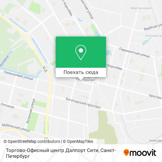 Карта Торгово-Офисный центр Далпорт Сити