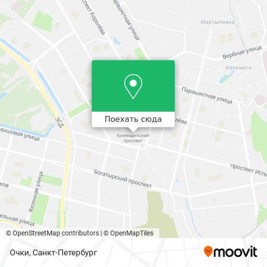Карта Очки