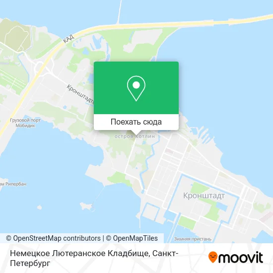 Карта Немецкое Лютеранское Кладбище