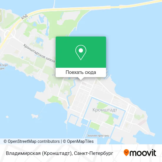 Карта Владимирская (Кронштадт)