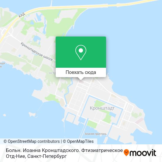 Карта Больн. Иоанна Кронштадского. Фтизиатрическое Отд-Ние