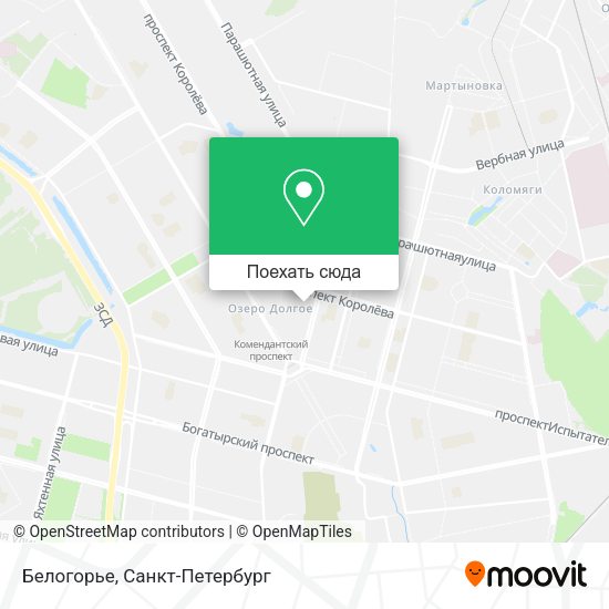 Карта Белогорье