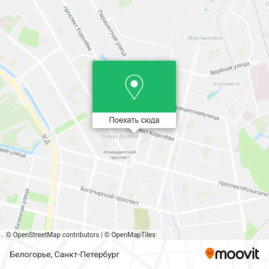 Карта Белогорье