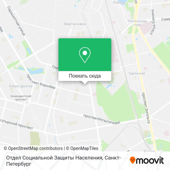 Карта Отдел Социальной Защиты Населения