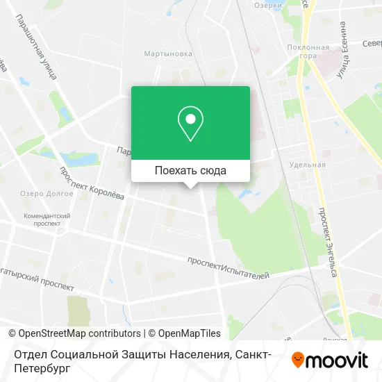 Карта Отдел Социальной Защиты Населения