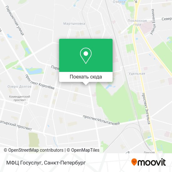 Карта МФЦ Госуслуг