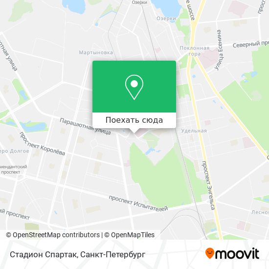 Карта Стадион Спартак