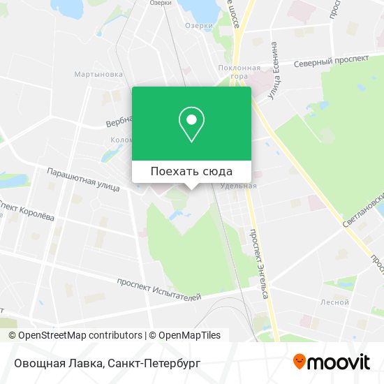 Карта Овощная Лавка