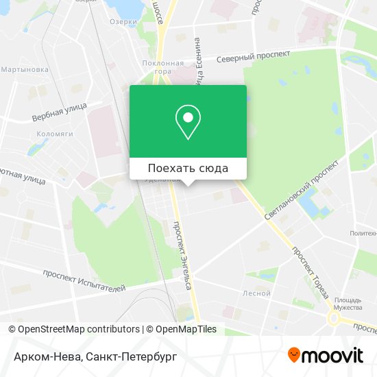 Карта Арком-Нева