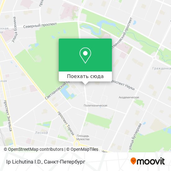 Карта Ip Lichutina I.D.