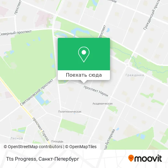 Карта Tts Progress