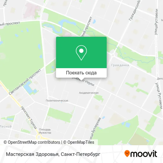 Карта Мастерская Здоровья