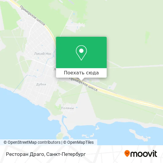 Карта Ресторан Драго