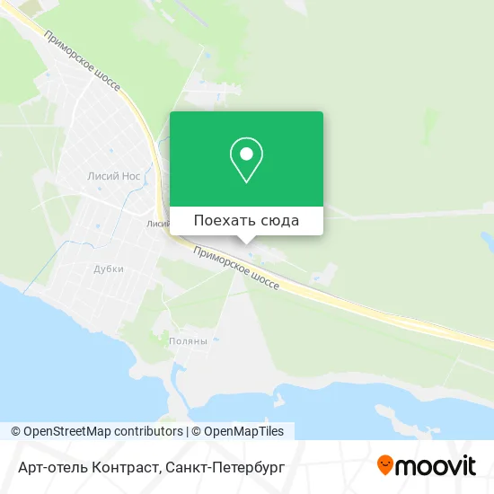 Карта Арт-отель Контраст