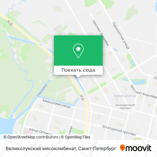 Карта Великолукский мясокомбинат