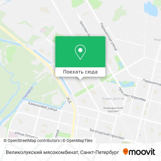 Карта Великолукский мясокомбинат