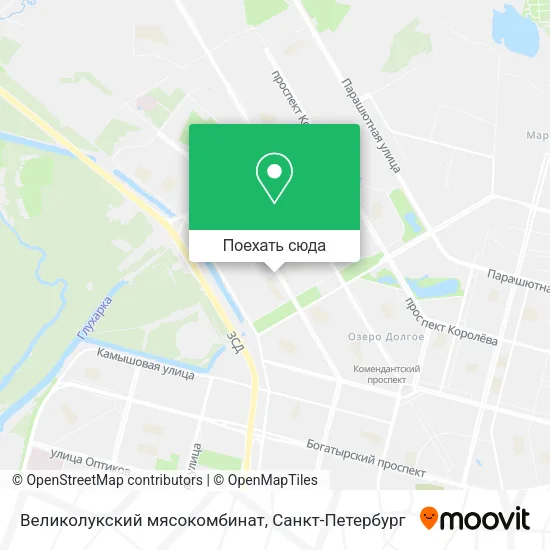 Карта Великолукский мясокомбинат