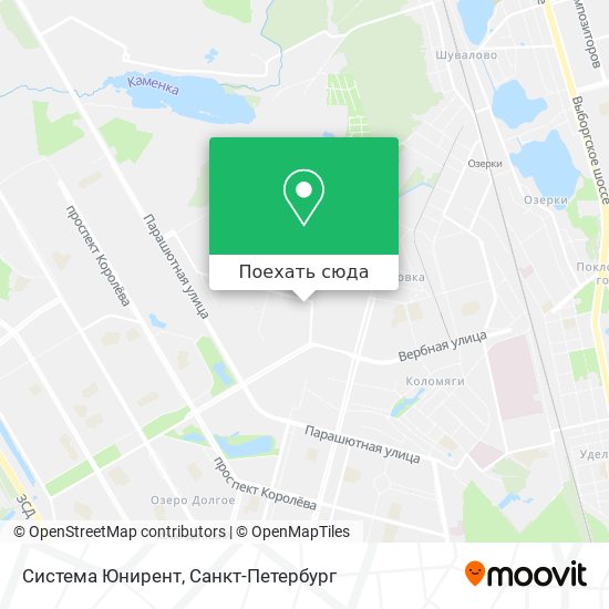 Карта Система Юнирент