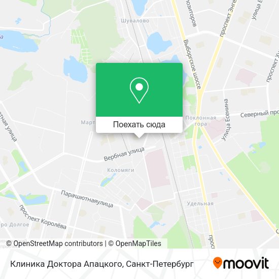 Карта Клиника Доктора Апацкого