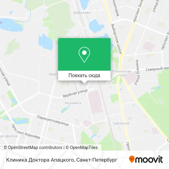 Карта Клиника Доктора Апацкого