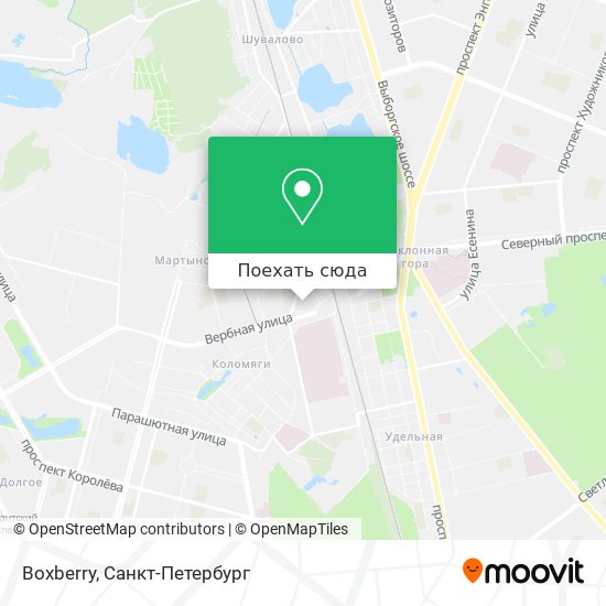 Карта Boxberry