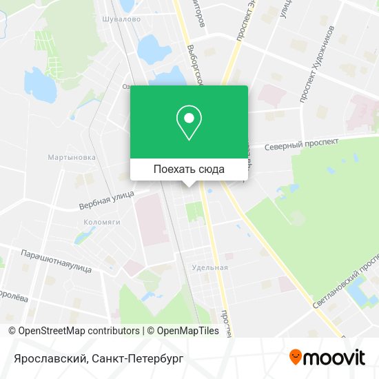 Карта Ярославский