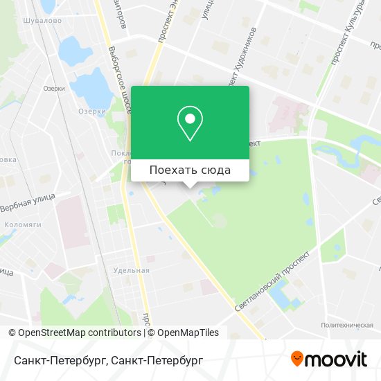 Карта Санкт-Петербург
