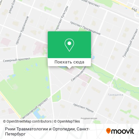 Карта Рнии Травматологии и Ортопедии