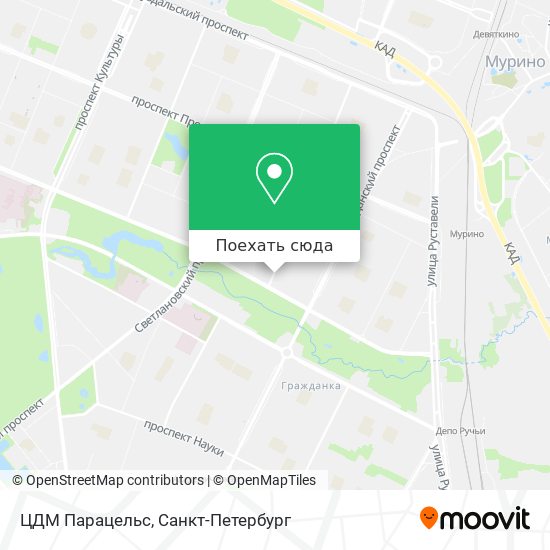 Карта ЦДМ Парацельс