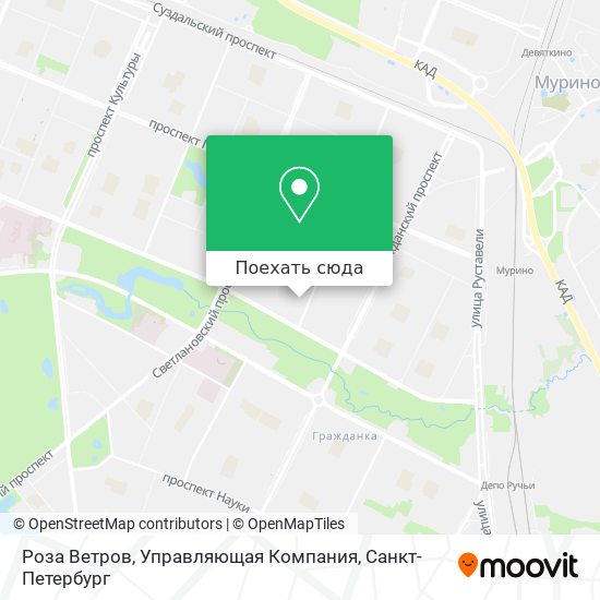 Карта Роза Ветров, Управляющая Компания