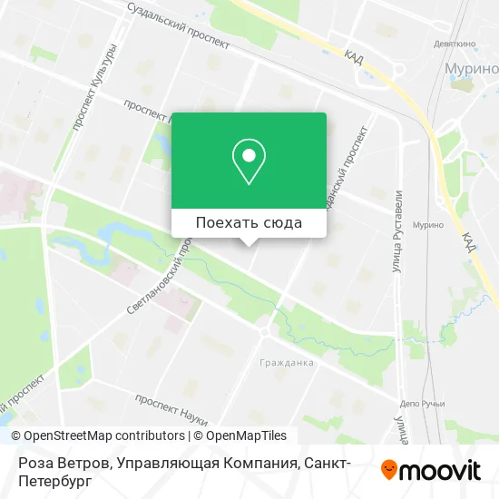 Карта Роза Ветров, Управляющая Компания