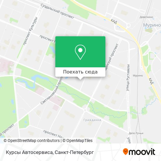 Карта Курсы Автосервиса
