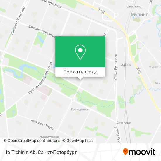 Карта Ip Tichinin Ab