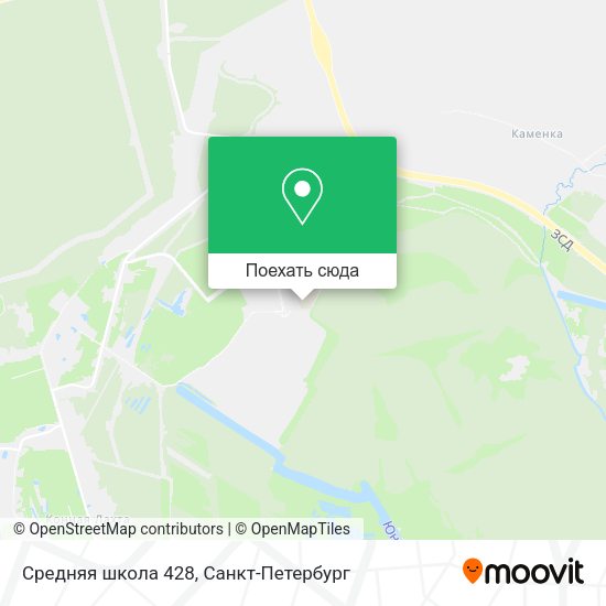 Карта Средняя школа 428