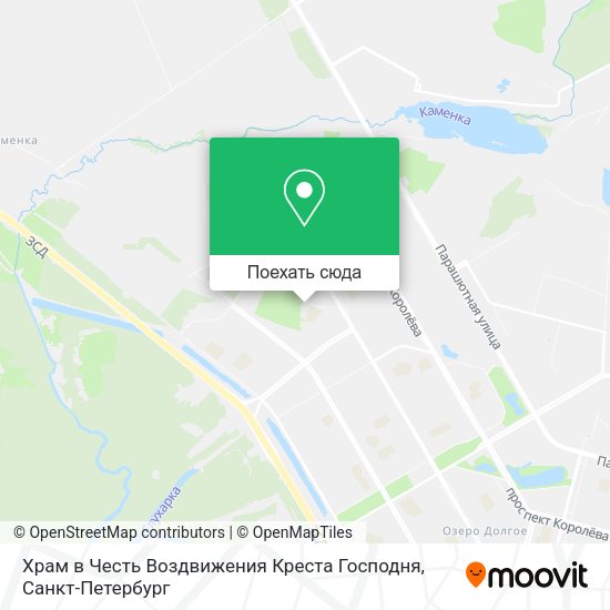 Карта Храм в Честь Воздвижения Креста Господня