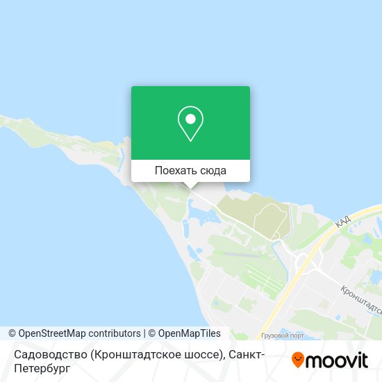 Карта Садоводство (Кронштадтское шоссе)