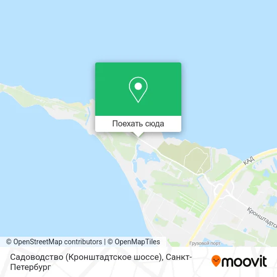 Карта Садоводство (Кронштадтское шоссе)