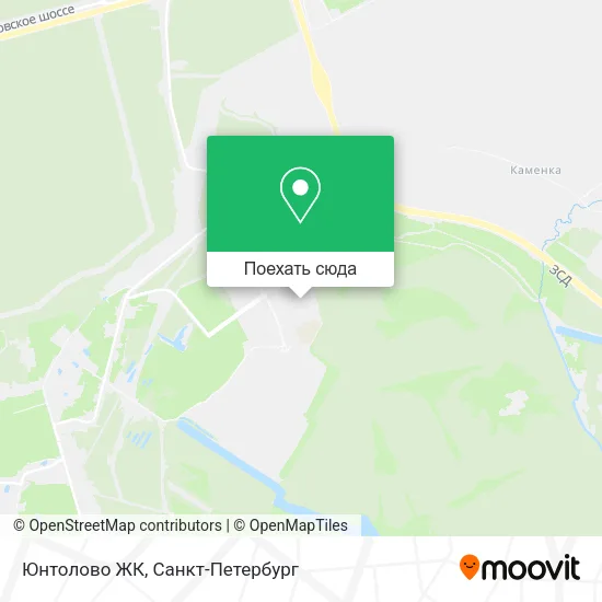 Карта Юнтолово ЖК