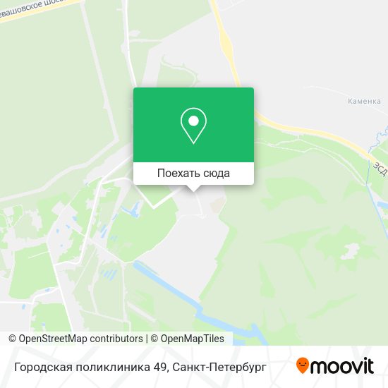 Карта Городская поликлиника 49