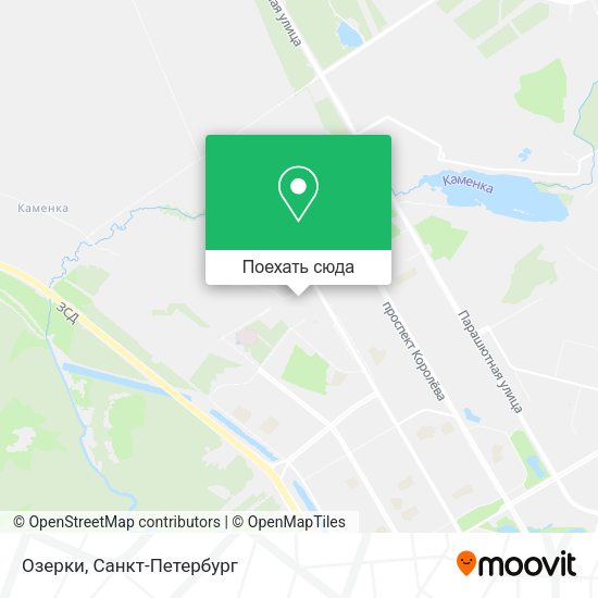 Карта Озерки