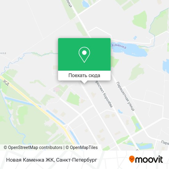 Карта Новая Каменка ЖК