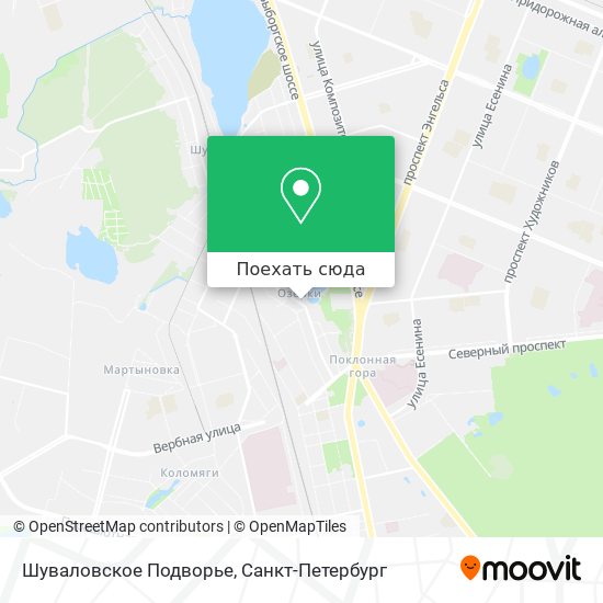 Карта Шуваловское Подворье