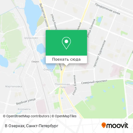 Карта В Озерках