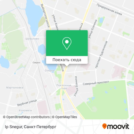 Карта Ip Snegur