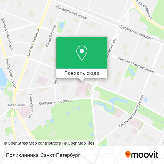Карта Поликлиника