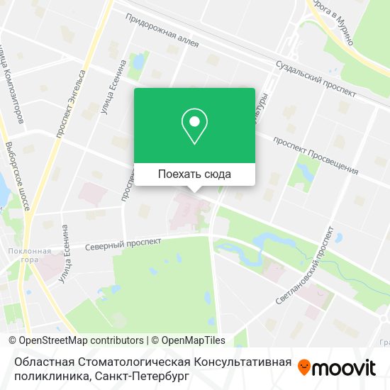 Карта Областная Стоматологическая Консультативная поликлиника