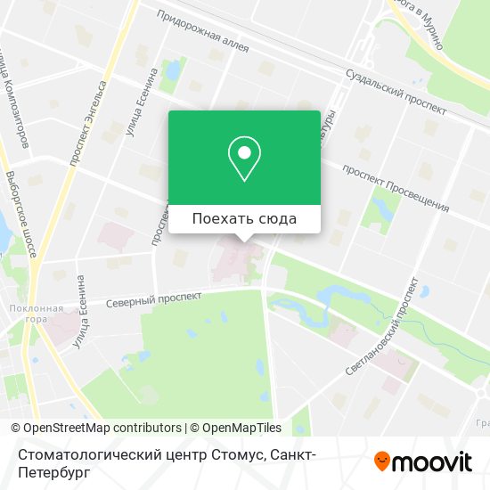 Карта Стоматологический центр Стомус