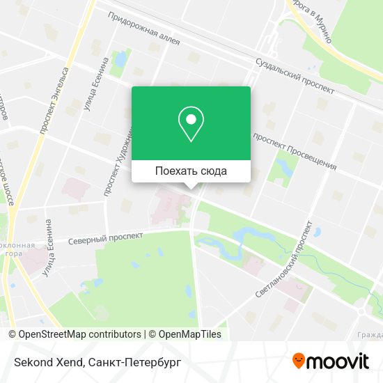 Карта Sekond Xend