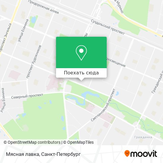 Карта Мясная лавка